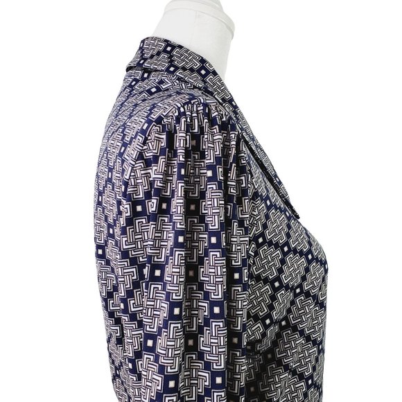 Laundry by Shelli Segal Women's Geometric Print Wrap Dress, L, NWOT - Picture 7 of 11